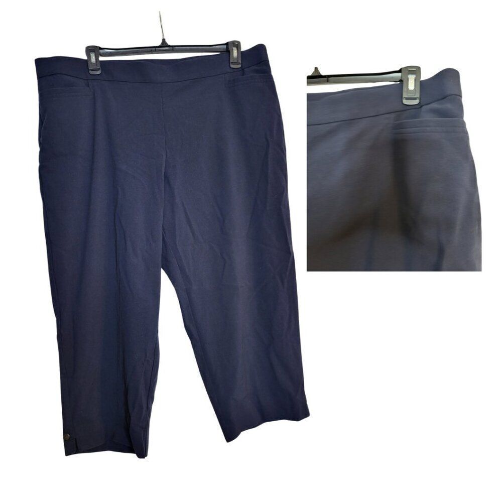Womens Plus Size| AVENUE CROPPED PANTS W-SC624-8 - Picture 2 of 3